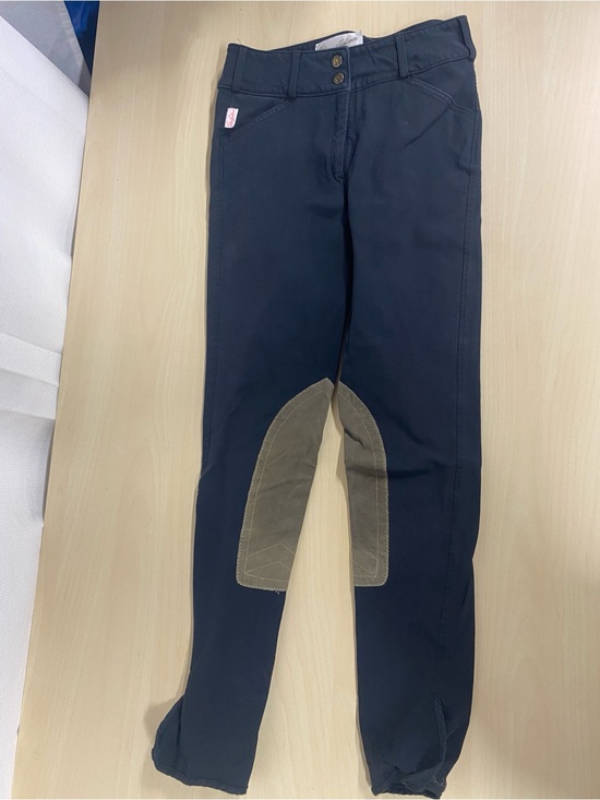 The Tailored Sportsman Pants - Tailored Sportsman Navy Breeches Size 26 Knee Patch English Riding Pants USA